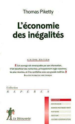Thomas Piketty: L'économie des inégalités (French language, 2008)