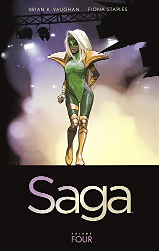 Brian K Vaughan: Saga, Vol. 4 (Turtleback School & Library Binding Edition) (Sage) (Turtleback)