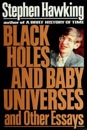 Stephen Hawking: Black holes and baby universes and other essays (1993, Bantam Books)