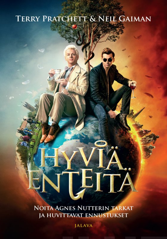 Neil Gaiman, Terry Pratchett: Hyviä enteitä — Noita Agnes Nutterin tarkat ja huvittavat ennustukset (Hardcover, suomi language, 2020, Jalava)