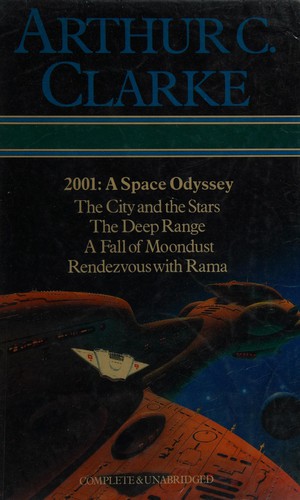2001, a space odyssey ; The city and the stars ; The deep range ; A fall of moondust ; Rendezvous with Rama. (1987, Octopus/Heinemann)