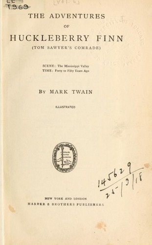 Mark Twain: The Adventures of Huckleberry Finn (1912, Harper & Brothers Publishers)
