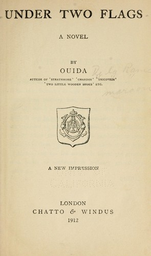 Ouida: Under two flags (1912, Chatto & Windus)