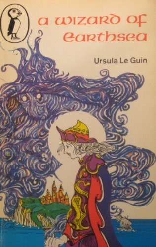 Ursula K. Le Guin (another dup plz fix), Rob Inglis: A Wizard of Earthsea (1973, Puffin)